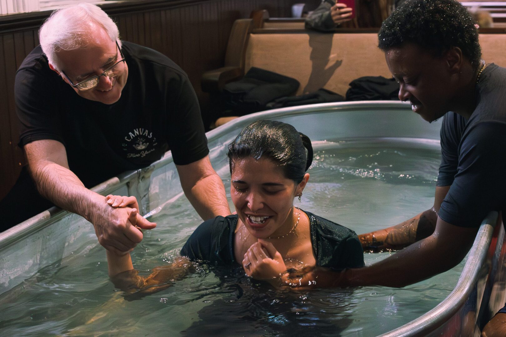 In their recent five-year anniversary service, Canvas Church recorded their 327th baptism.  